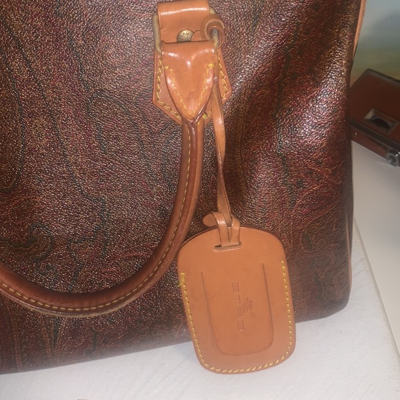 ETRO Milano speedy style handbag. Paisley pattern - Picture 12 of 12